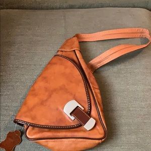 NWOT hand-made Italian leather bag / backpack